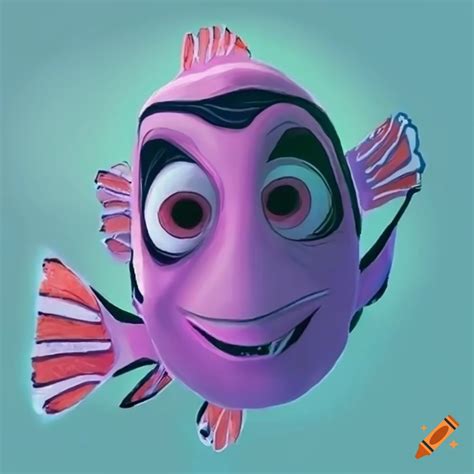 Parody art of emo finding nemo