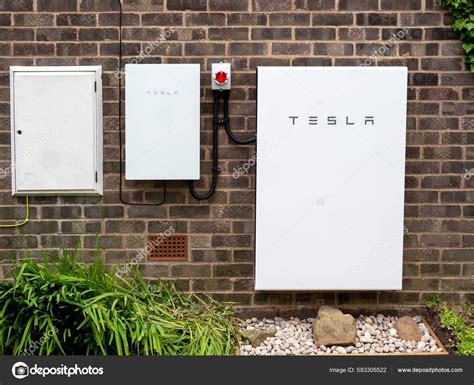 Tesla Powerwall Backup Gateway Installed Brick House Wall – Stock Editorial Photo © AngieC333 ...