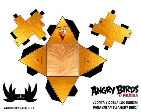 Chuck Angry Birds Papercraft