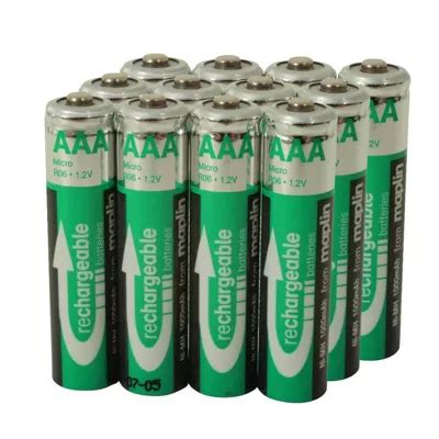 Buy 12 Rechargeable AAA Battery NiMh 1000Mah Value Pack from our ...