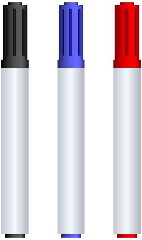 Markers PNG Clip Art - Best WEB Clipart