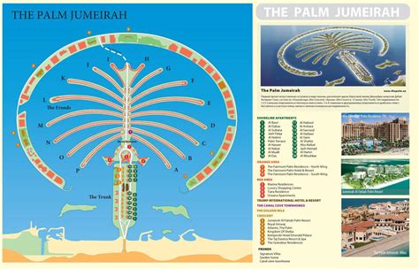 Palm Jumeirah map - Map of Palm Jumeirah Dubai (United Arab Emirates)