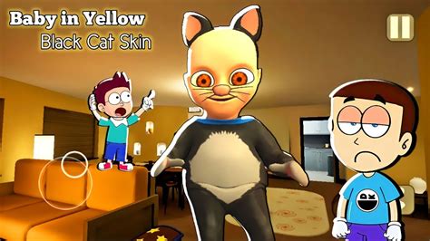 The Baby in Yellow New update - Black Cat Skin 😸| Shiva and Kanzo Gameplay - YouTube