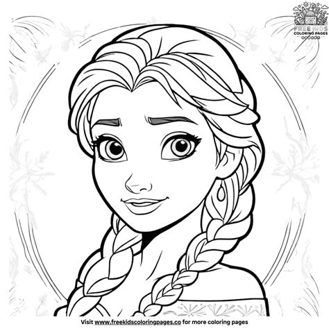 Frozen Coloring Pages For Toddlers