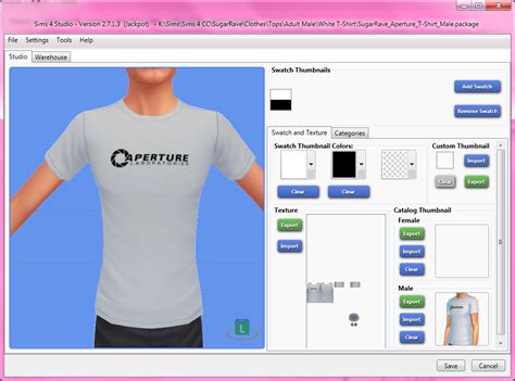 Aperture Science T-Shirt – SugarRave Sims