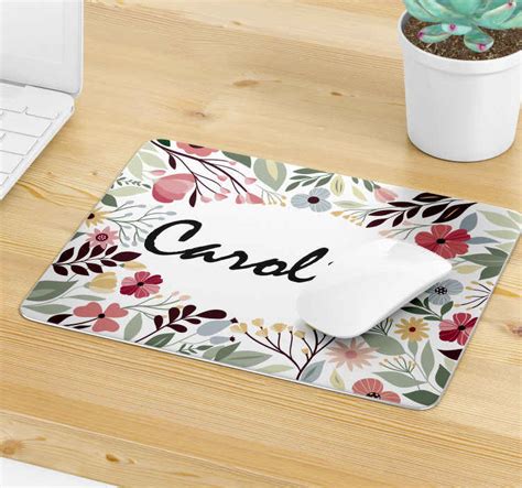 Floral Personalised custom mousemats - TenStickers