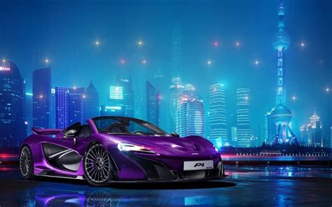 Download wallpapers McLaren P1 Spyder, night, 2017 cars, supercars ...