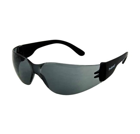 Proferred 100 Smoke Lens AS Safety Glasses ANSI Z87.1 Compliant (Pkg ...