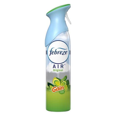 Febreze Air Odor Eliminator 8.8-fl oz Gain Spray Air Freshener in the Air Fresheners department ...