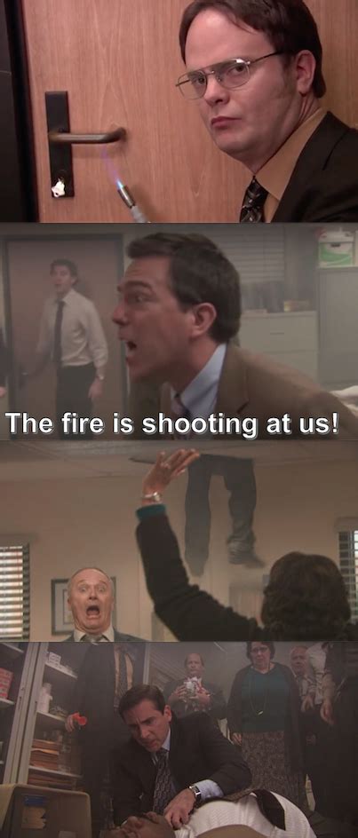 Arriba 45+ imagen the office fire drill meme - Abzlocal.mx