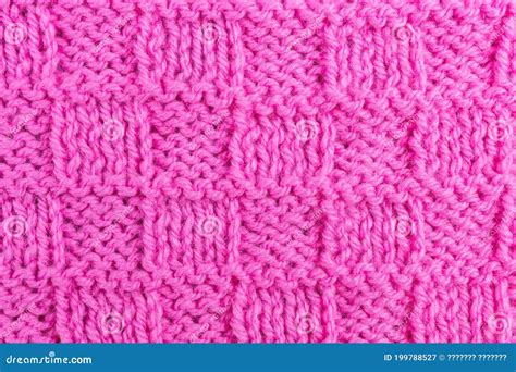 Texture Large Knitted Blanket Stock Image - Image of color, cloth ...