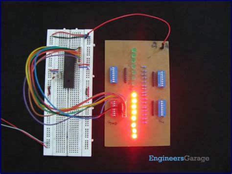 How to interface LEDs with PIC18F4550 Microcontroller