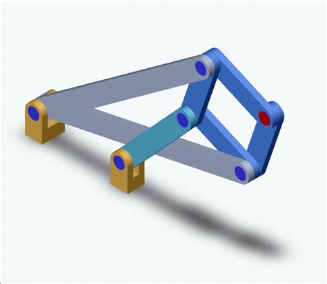 Mechanical Engineering: Linkage Motion (Animation)