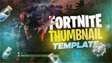 Fortnite Thumbnail Template FREE by WoahFusion - Free download on ToneDen