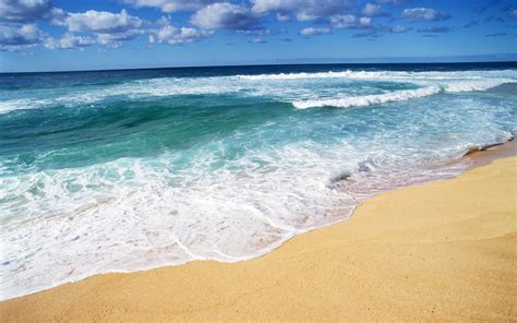 Beach Waves Wallpaper - WallpaperSafari