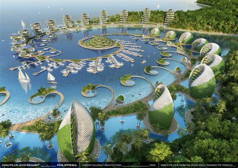 Vincent Callebaut Envisions Shell-Inspired Eco-Tourism Resort in The Philippines | ArchDaily