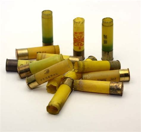 20 Gauge Shotgun Shells Hulls Lot of 25 Yellow