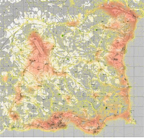 Updated - Reference "safety maps" of Chernarus and Chernarus+ (using Standalone data) : dayz