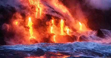 Hawaii Volcanoes - Photos, Stats & Descriptions from all main islands