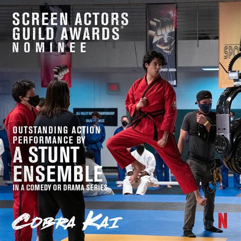 Cobra Kai on Twitter: "We told you our stunts were next level. Honored to be nominated by ...