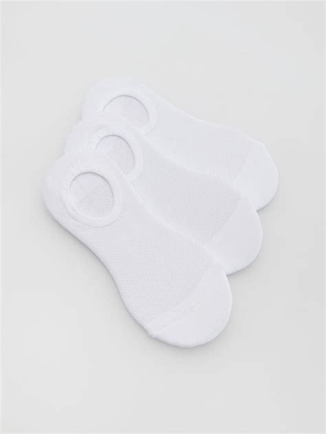 Invisible socks 3 pack Color white - RESERVED - 9438J-00X