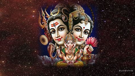 HD wallpaper: 1920x1080 .Religion .Hinduism .Shiva, Parvati, Ganesha ...