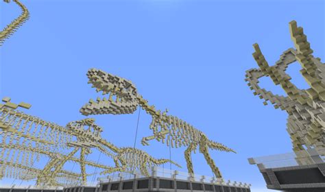 Dinosaur Fossils [Pack 2] - Jurassic and Cretaceous dinosaurs Minecraft Map