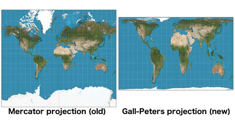 World Map Mercator Vs Peters Projection – Topographic Map of Usa with States