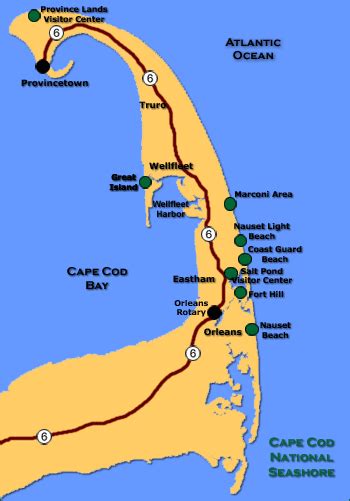 Cape Cod National Seashore Map - Maping Resources