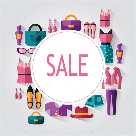 Women clothing sale Stock Vector Image by ©Scorpion333 #75758545