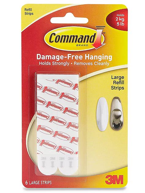 3M 17023P Command™ Refill Strips - Large S-19106 - Uline