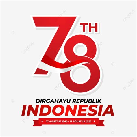 Logo Resmi Hut Ri 78 Pada Hari Kemerdekaan Indonesia 2023 Vektor, Lambang Kemerdekaan 78, Logo ...