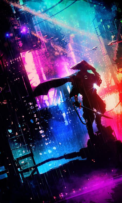 Top 52+ neon samurai wallpaper super hot - in.cdgdbentre