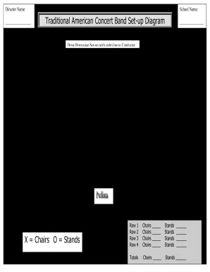 Band Seating Chart - Fill Online, Printable, Fillable, Blank | pdfFiller