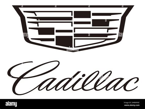 Cadillac car logo vector illustration Stock Vector Image & Art - Alamy