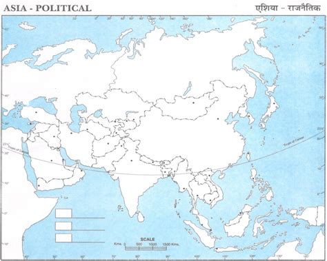 Asia Political Map Printable