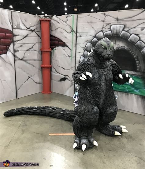 Homemade Godzilla Costume