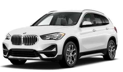 the new bmw x1 suv is shown in this white photo, it's front view