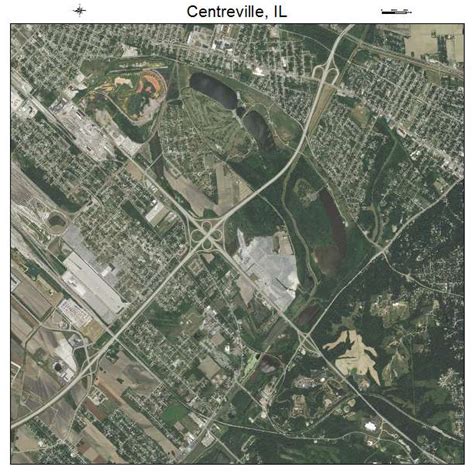 Aerial Photography Map of Centreville, IL Illinois