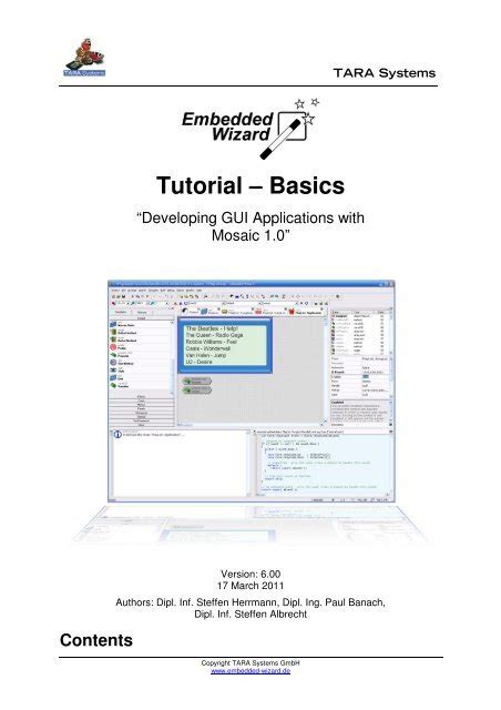 Tutorial – Basics - Embedded Wizard