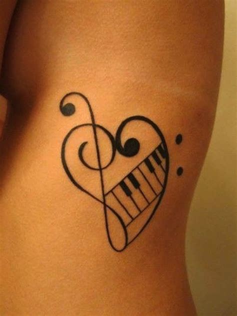 115 Music Notes Tattoos for the Music Lovers