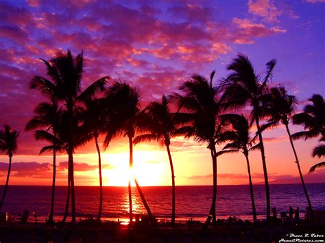 Sunset at Maui Hawaii Wallpaper | Wallpup.com