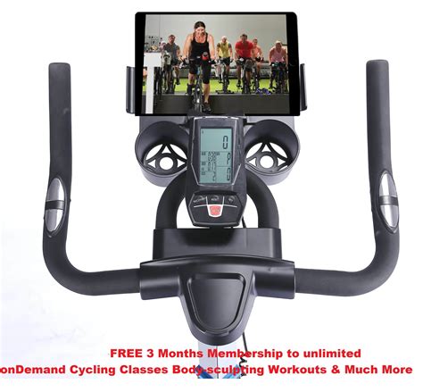 Indoor Cycling Exercise Bike Smooth Silent Magnetic Resistance - Uk Fitness