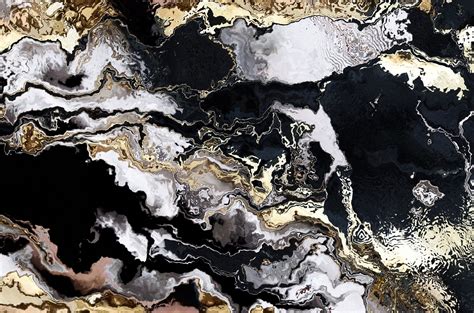 Marble Black White And Gold Wallpaper - Free Hd Wallpaper 4K II