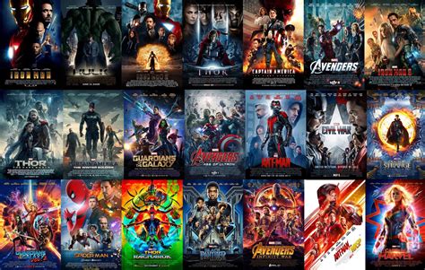 All 21 MCU Theatrical Posters : r/marvelstudios