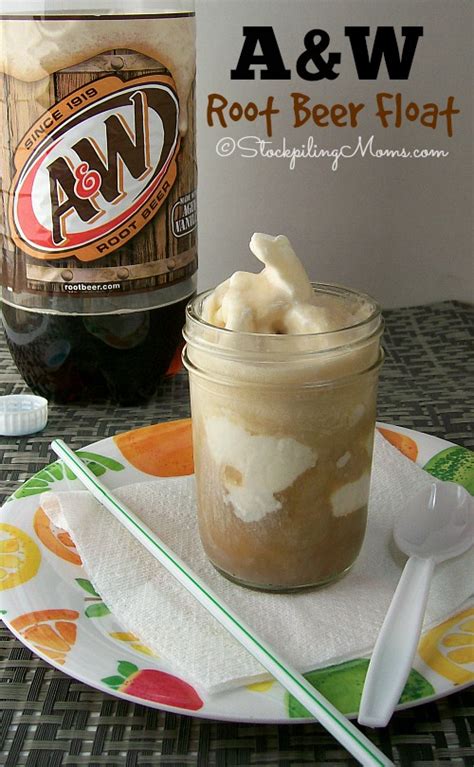 Homemade A&W Root Beer Float