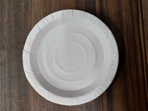 Round Silver Designer Disposable Paper Plate, Paper GSM: 150- 180, Size ...