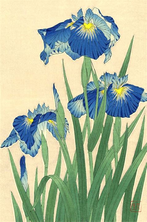 Japanese Art Flowers Floral Plants Botanical Art Prints - Etsy