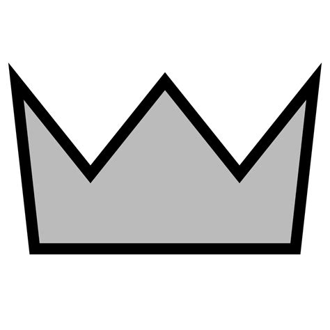 File:Simple silver crown.svg - Wikipedia