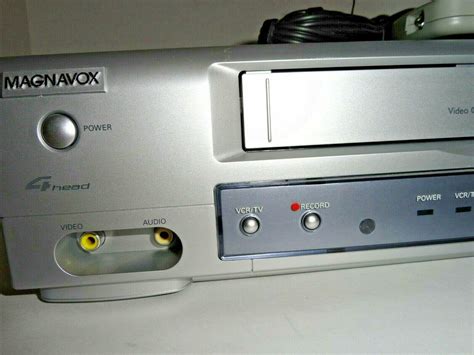 Magnavox 4-Head VCR VHS Player & Remote MVR430MG21 Tested Works ...